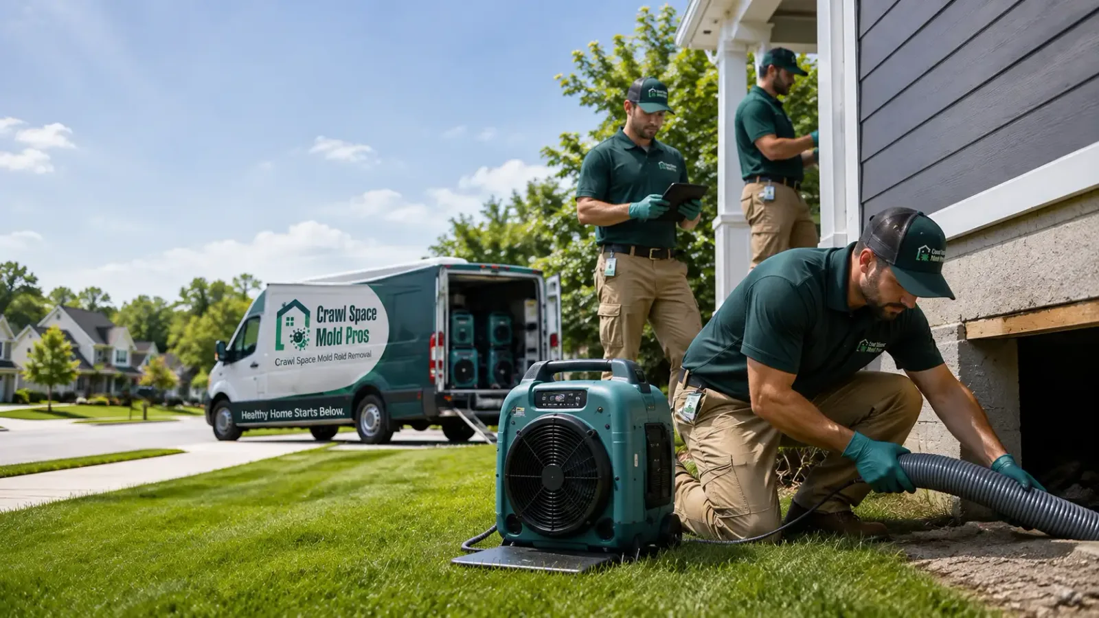 Crawl Space Mold Removal in Starbuck, WA